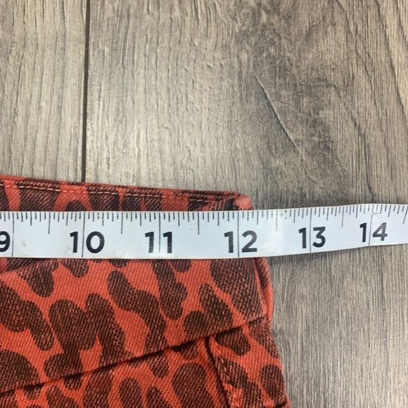 Mother Jeans The Looker‎ High Waisted Ankle Fray Animal Attraction Sz 23 - Picture 6 of 14